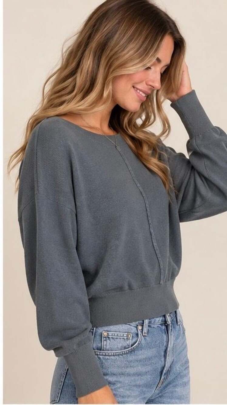 Philosophy Republic Clothing Gray Knit Sweater